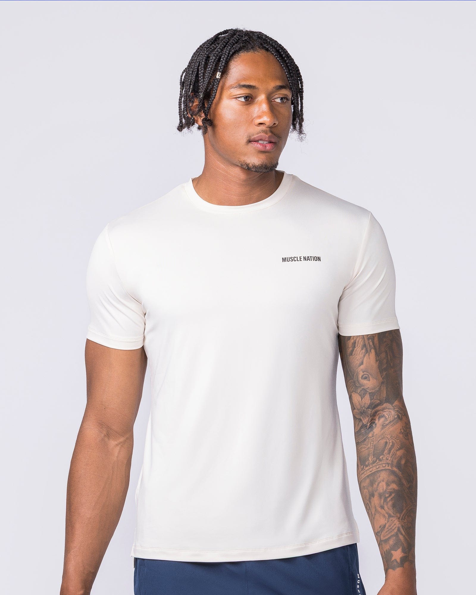 Climaflex Active Tee in Travertine - Muscle Nation men's training tee