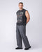 Cobras Boxy Muscle Tank - Washed Black