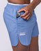 Compete 3" Run Shorts Pacific - Muscle Nation men's running shorts, view 6