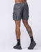 Daily Cargo 5" Shorts Washed Tree Camo Monochrome - Muscle Nation men's cargo shorts, view 2