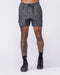 Daily Cargo 5" Shorts Washed Tree Camo Monochrome - Muscle Nation men's cargo shorts, view 3