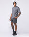 Daily Cargo 5" Shorts Washed Tree Camo Monochrome - Muscle Nation men's cargo shorts, view 6