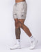 Daily Cargo 5" Shorts Washed Tree Camo Cream - Muscle Nation men's cargo shorts, view 4