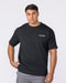 Daily Regular Fit Tee in Black - Muscle Nation men's gym tee, view 3