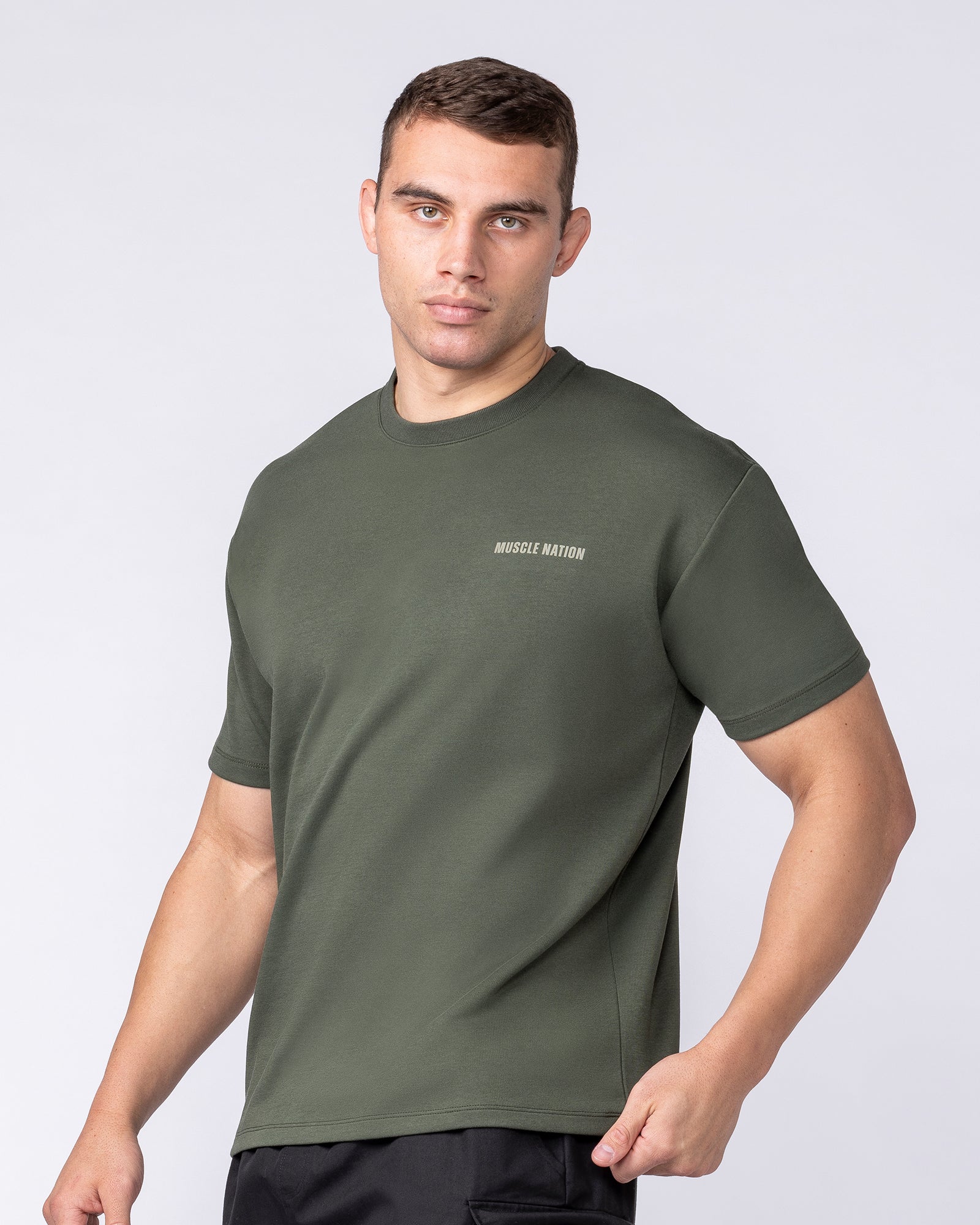 Daily Regular Fit Tee - Dark Khaki