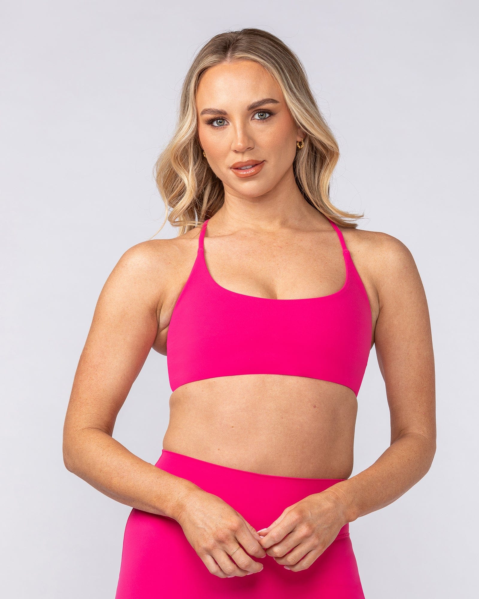 Darling Bralette Raspberry - Muscle Nation women's bralette, view 4