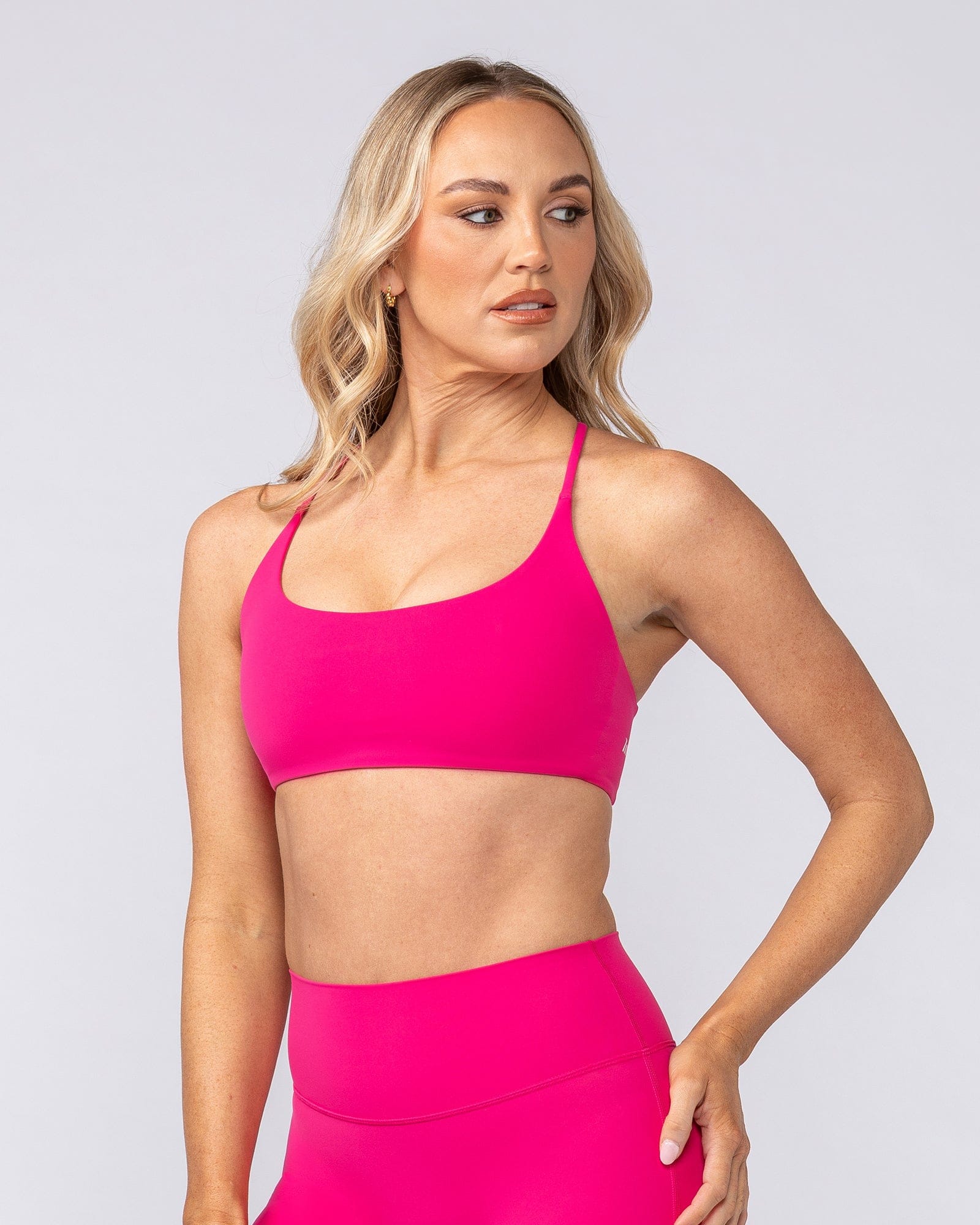 Darling Bralette Raspberry - Muscle Nation women's bralette, view 5