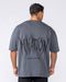 Division Oversized Tee - Washed Dark Tornado
