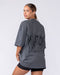 Division Oversized Tee - Washed Dark Tornado
