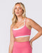 Duo Bralette White/Petal - Muscle Nation women's bralette, view 4
