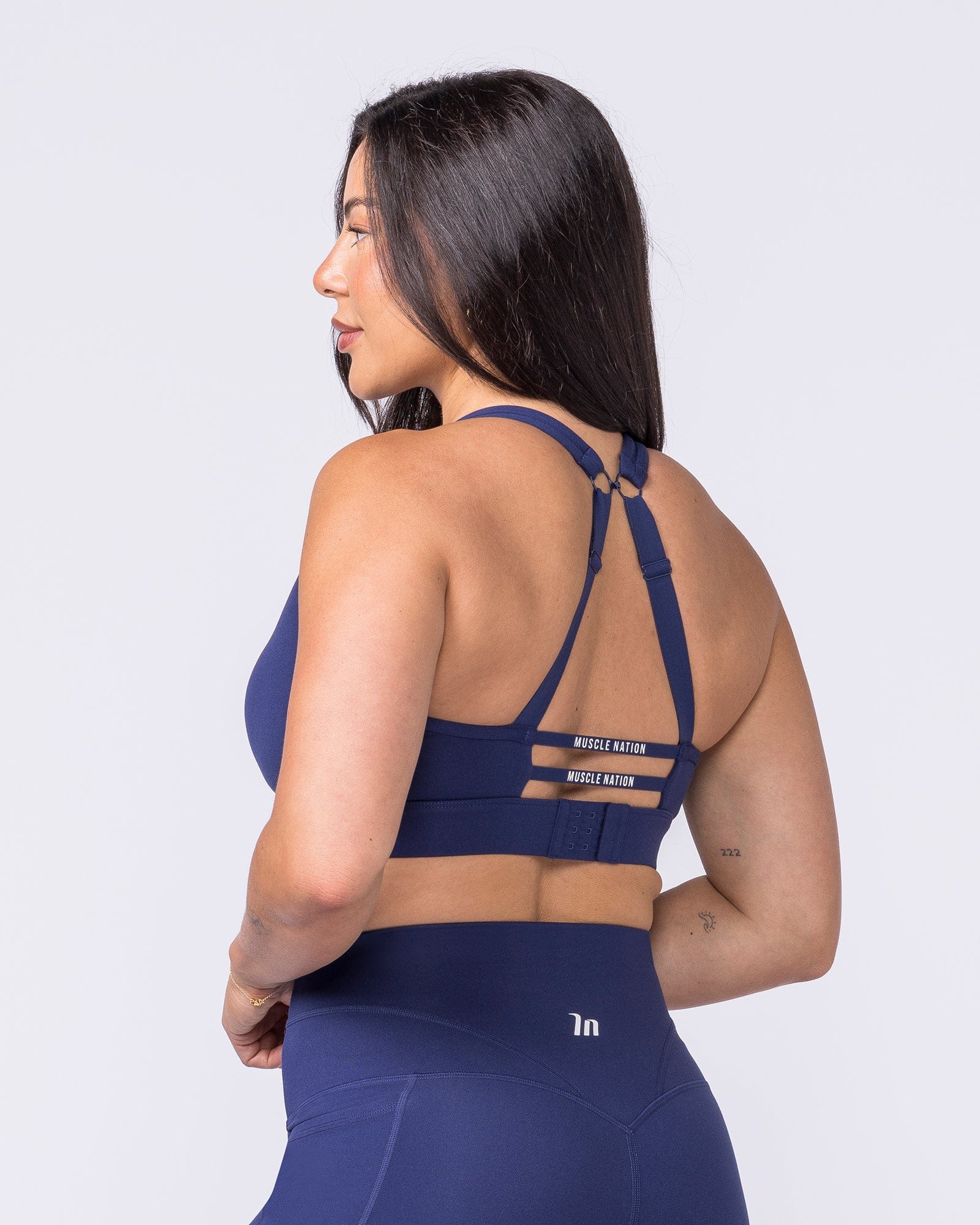Elite Support Bra Classic Navy - Muscle Nation women's sports bra, view 3