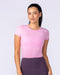 Essential Cropped Tee Pink Pony - Muscle Nation women's top