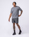 Muscle Nation T-Shirts Essential Regular Fit Tee - Mid Grey