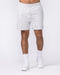 Essential Sweat 5" Shorts Grey Marl - Muscle Nation men's sweat shorts, view 3