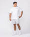 Essential Sweat 5" Shorts Grey Marl - Muscle Nation men's sweat shorts, view 6