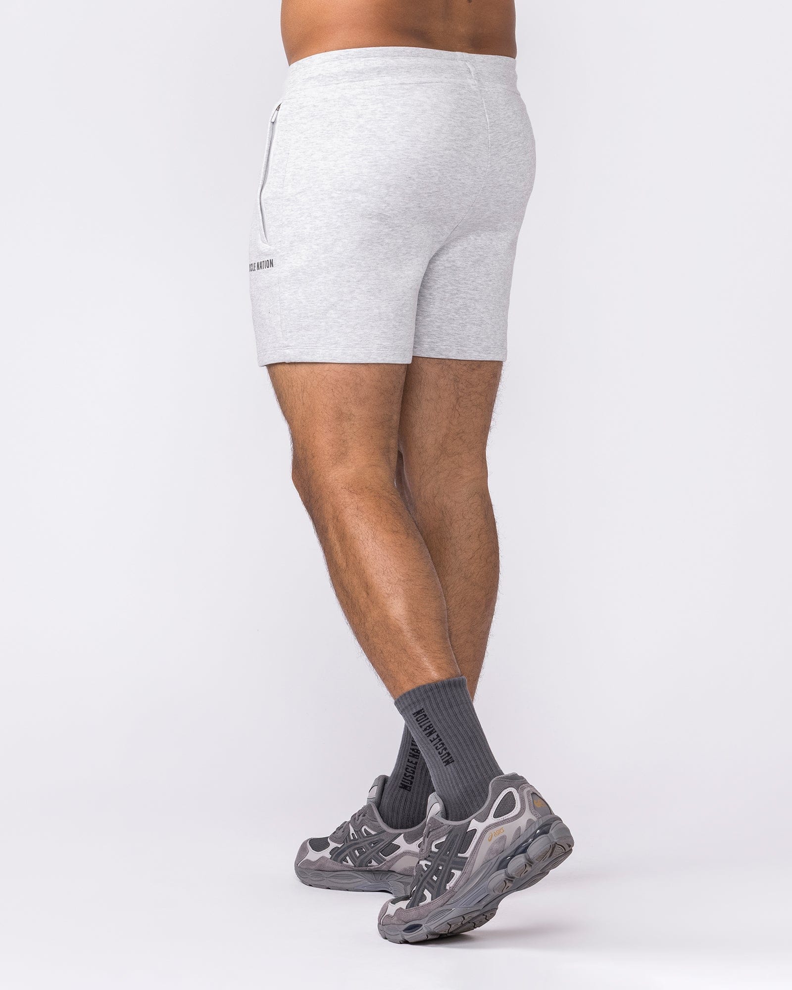 Essential Tech Shorts - Grey Marl