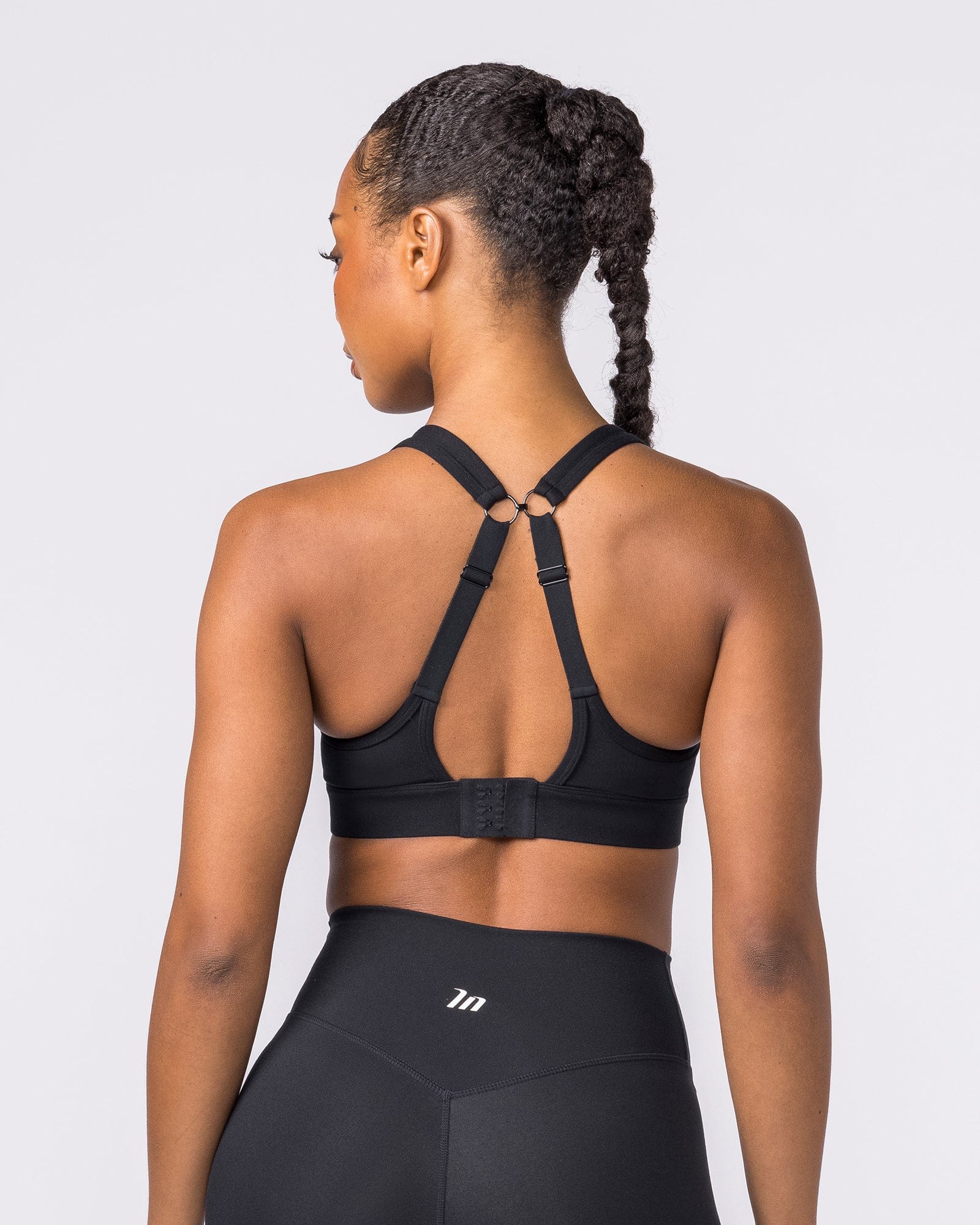 Everyday Everything Bra Black - Muscle Nation women's sports bra, view 5
