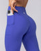 Everyday Pocket Ankle Length Leggings Baja Blue - Muscle Nation women's leggings, view 3