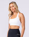Everything Bra White - Muscle Nation women's sports bra, view 4