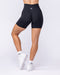 Evolve Signature Bike Shorts Black - Muscle Nation women's bike shorts, view 6