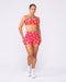 Evolve Signature Bike Shorts Cosmo Petals - Muscle Nation women's bike shorts, view 5