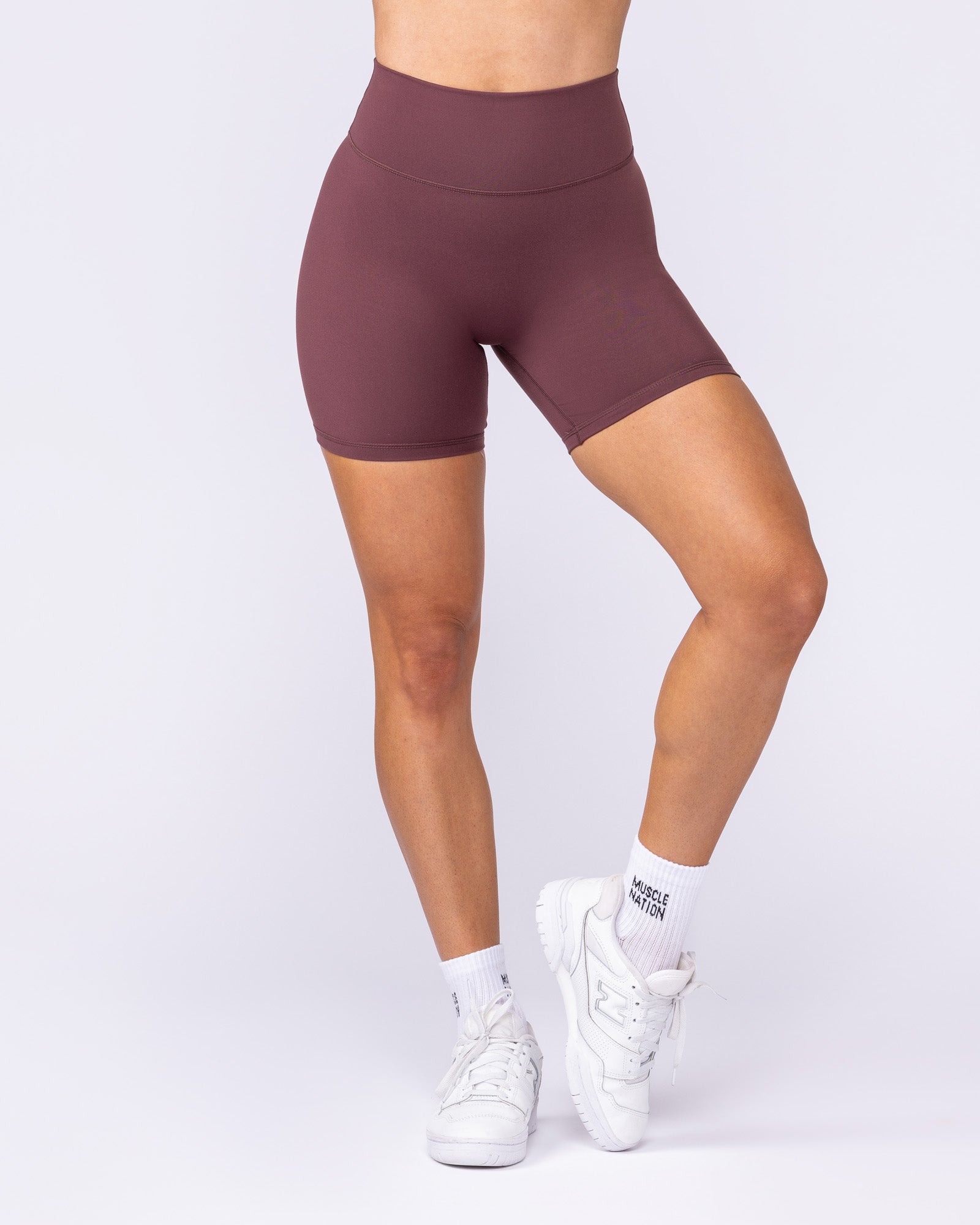 Evolve Signature Bike Shorts Rocky Road - Muscle Nation women's bike shorts, view 5