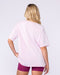 Extra Dirty Oversized Tee Pink Lady - Muscle Nation women's gym tee, view 4