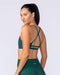 Fantasy Rib Bralette Evergreen - Muscle Nation women's bralette, view 2