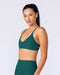 Fantasy Rib Bralette Evergreen - Muscle Nation women's bralette, view 3