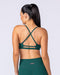 Fantasy Rib Bralette Evergreen - Muscle Nation women's bralette, view 4