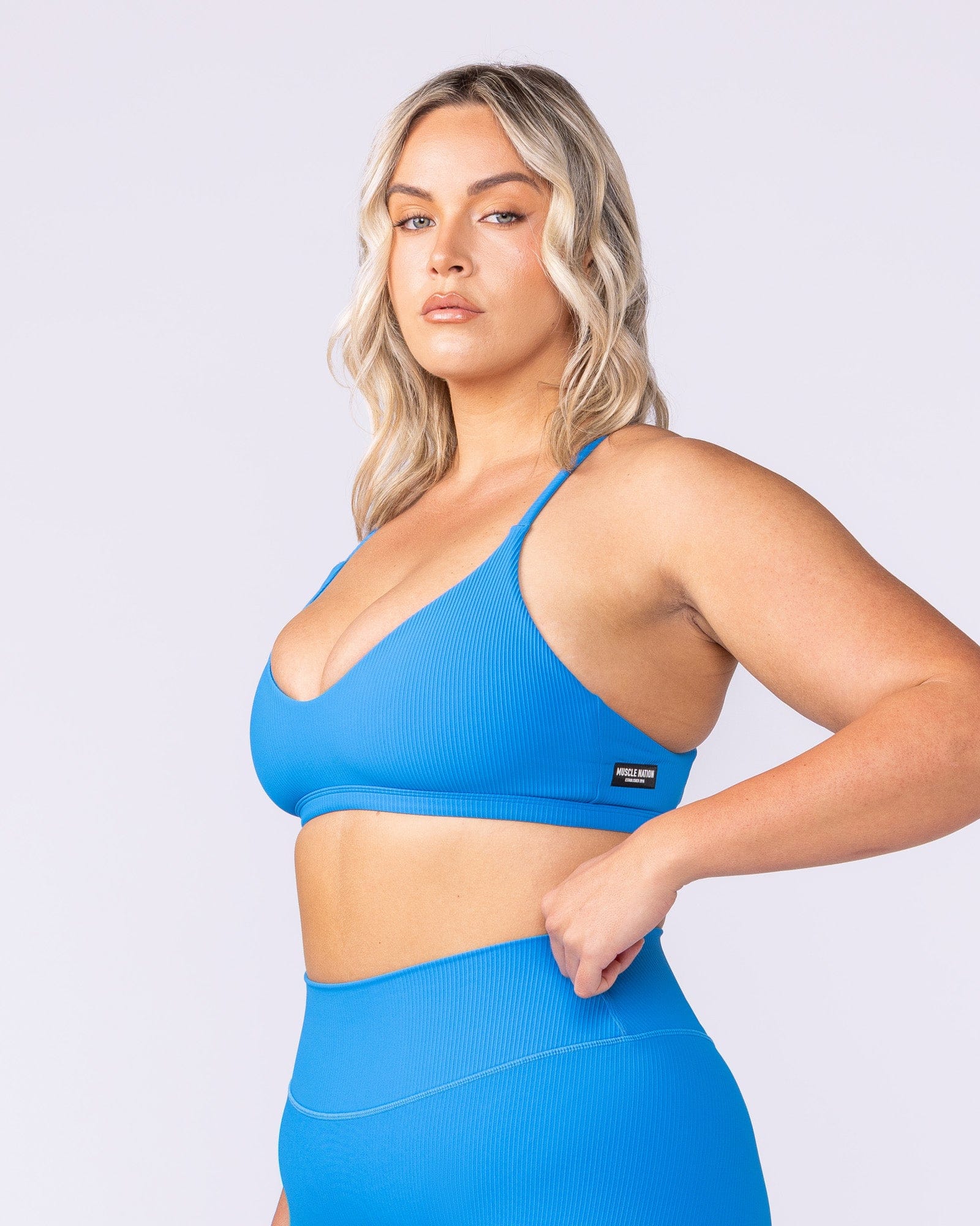 Fantasy Rib Bralette Malibu - Muscle Nation women's bralette, view 3