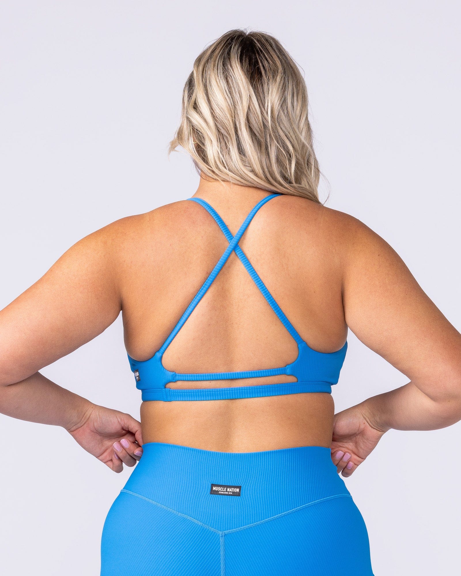 Fantasy Rib Bralette Malibu - Muscle Nation women's bralette, view 4