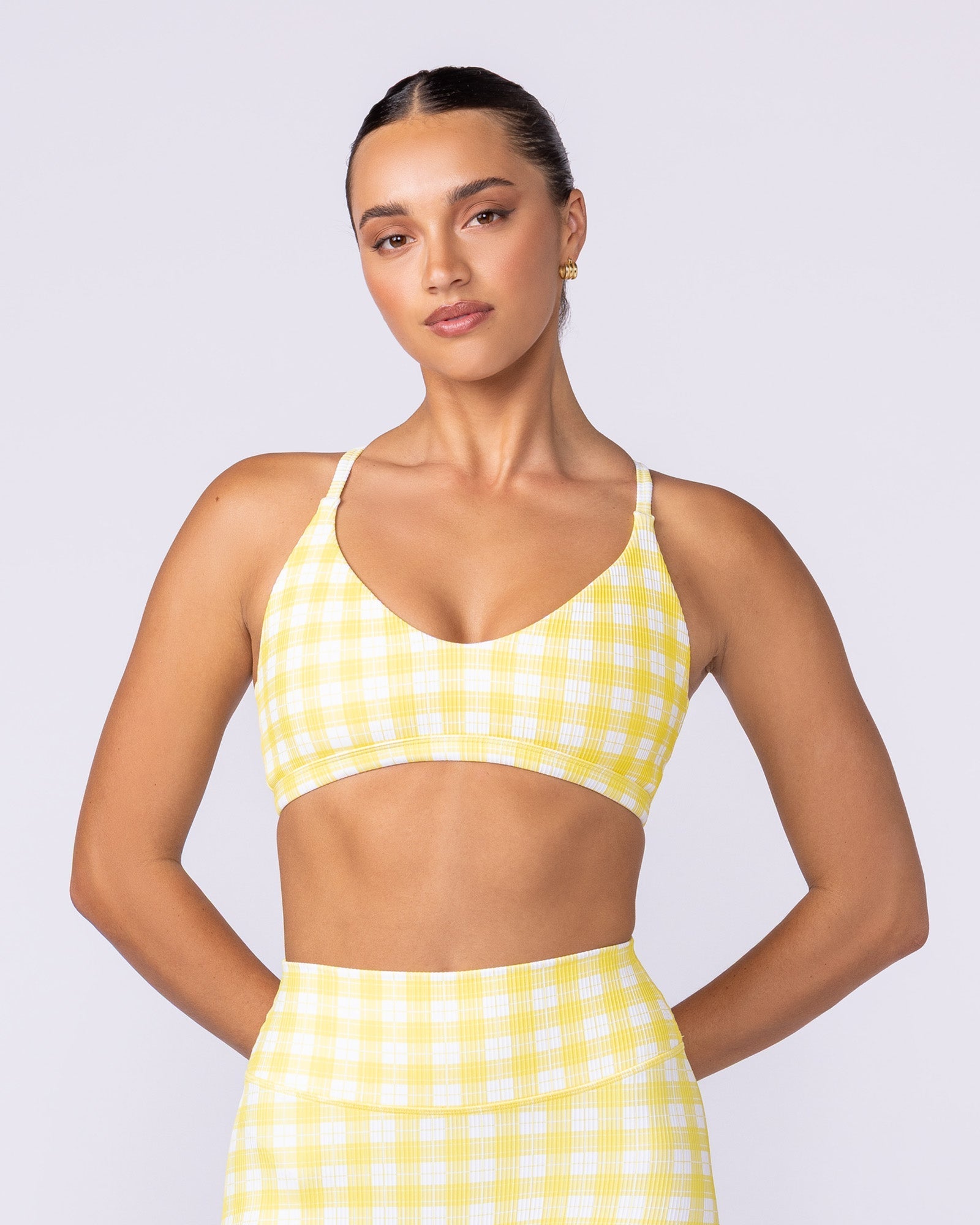 Fantasy Rib Bralette Sunshine Prairie - Muscle Nation women's bralette, view 3