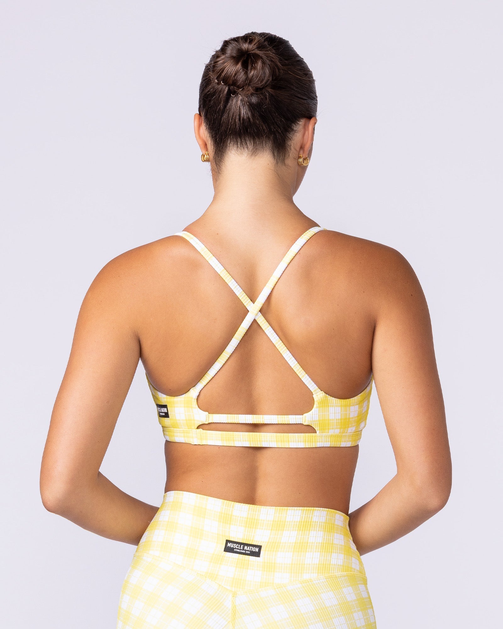 Fantasy Rib Bralette Sunshine Prairie - Muscle Nation women's bralette, view 5