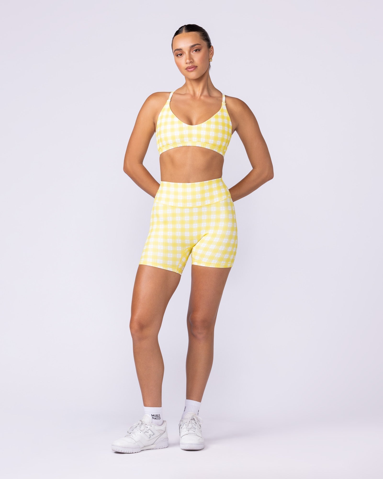 Fantasy Rib Bralette Sunshine Prairie - Muscle Nation women's bralette, view 6