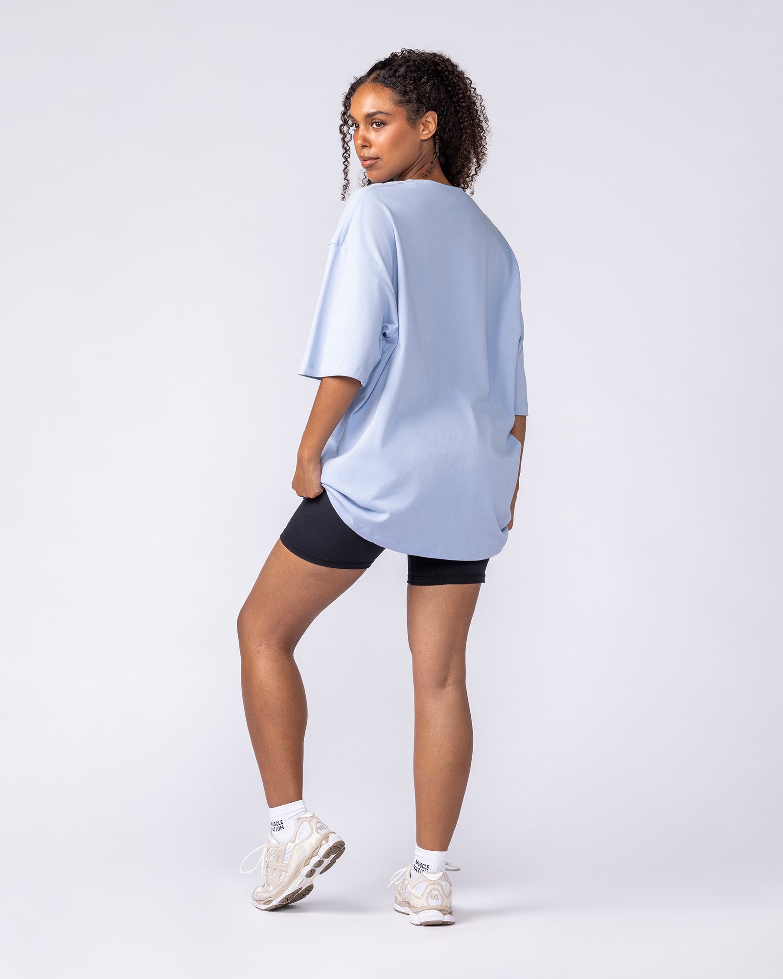 Fieldhouse Oversized Tee - Aero Blue