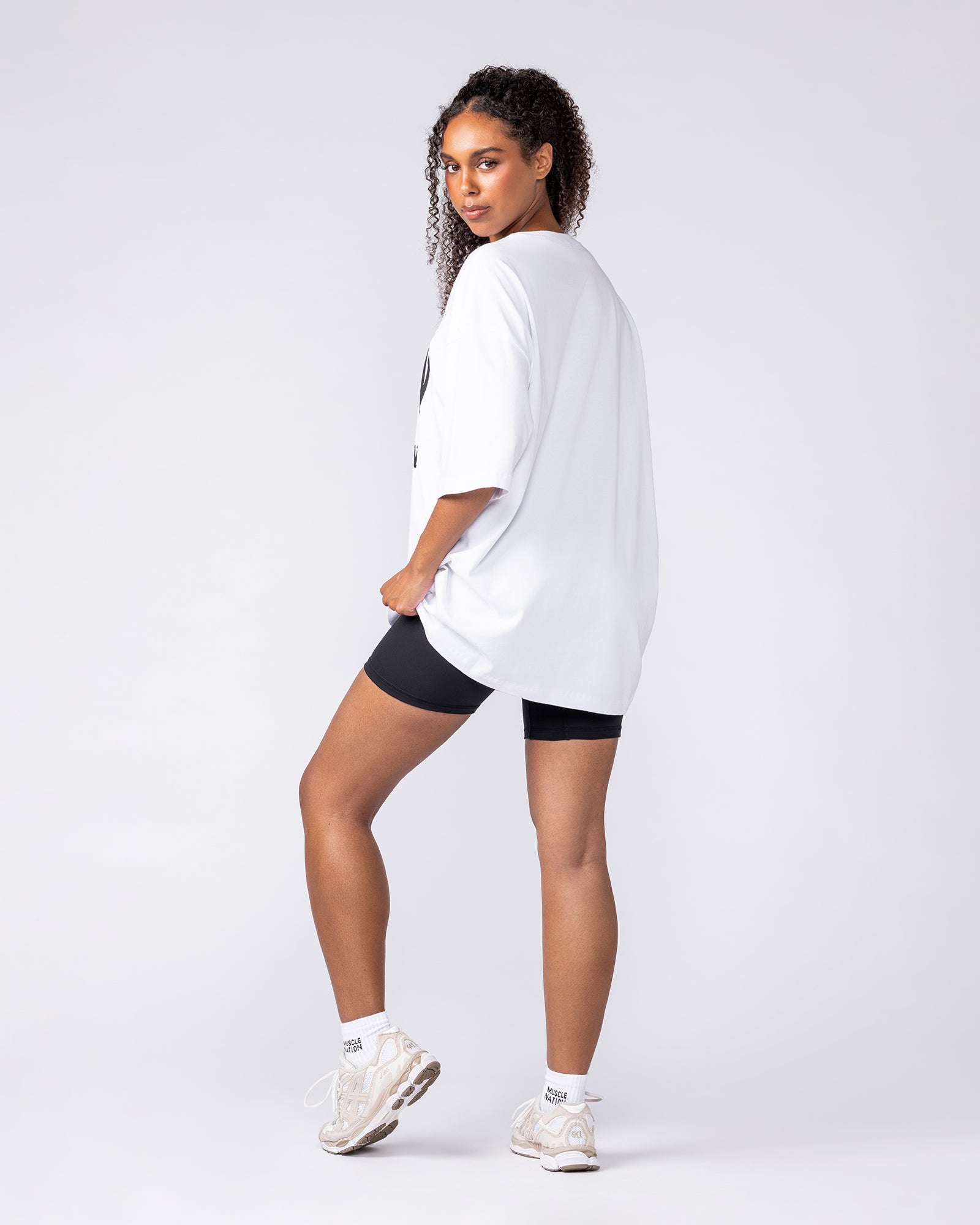 Fieldhouse Oversized Tee - White