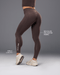 Unrivalled Everyday Pocket Ankle Leggings Cola - Muscle Nation women's leggings, view 4