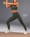 Unrivalled Everyday Pocket Ankle Leggings Eucalyptus - Muscle Nation women's leggings, view 4