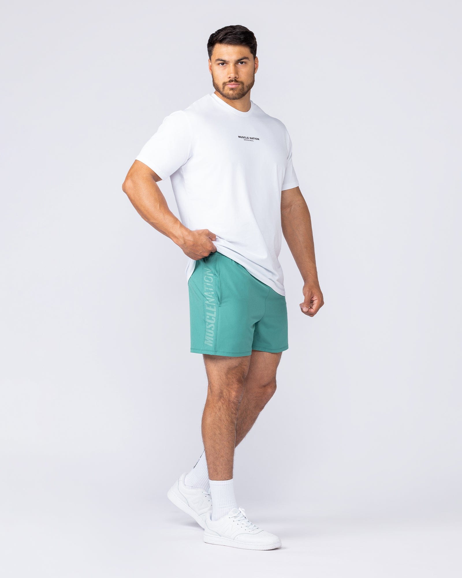 Function 4" Shorts Alpine - Muscle Nation men's gym shorts, view 6