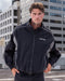 Command Windbreaker Zip Through Black - Muscle Nation men's jacket