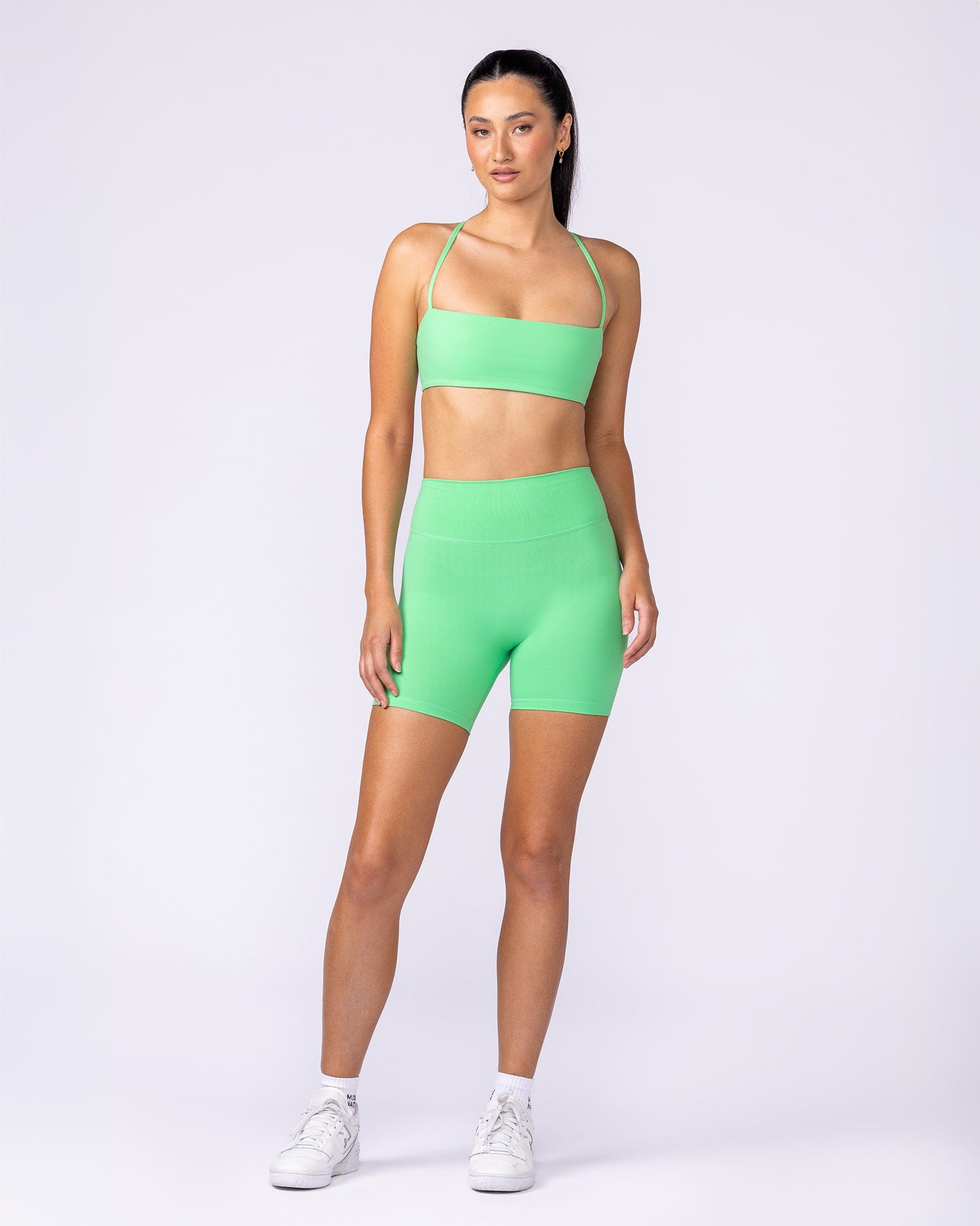 Halo Bralette Neon Apple - Muscle Nation women's bralette, view 5