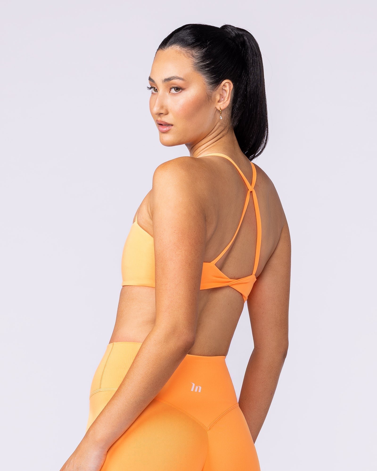 Halo Bralette Tangelo - Muscle Nation women's bralette, view 2