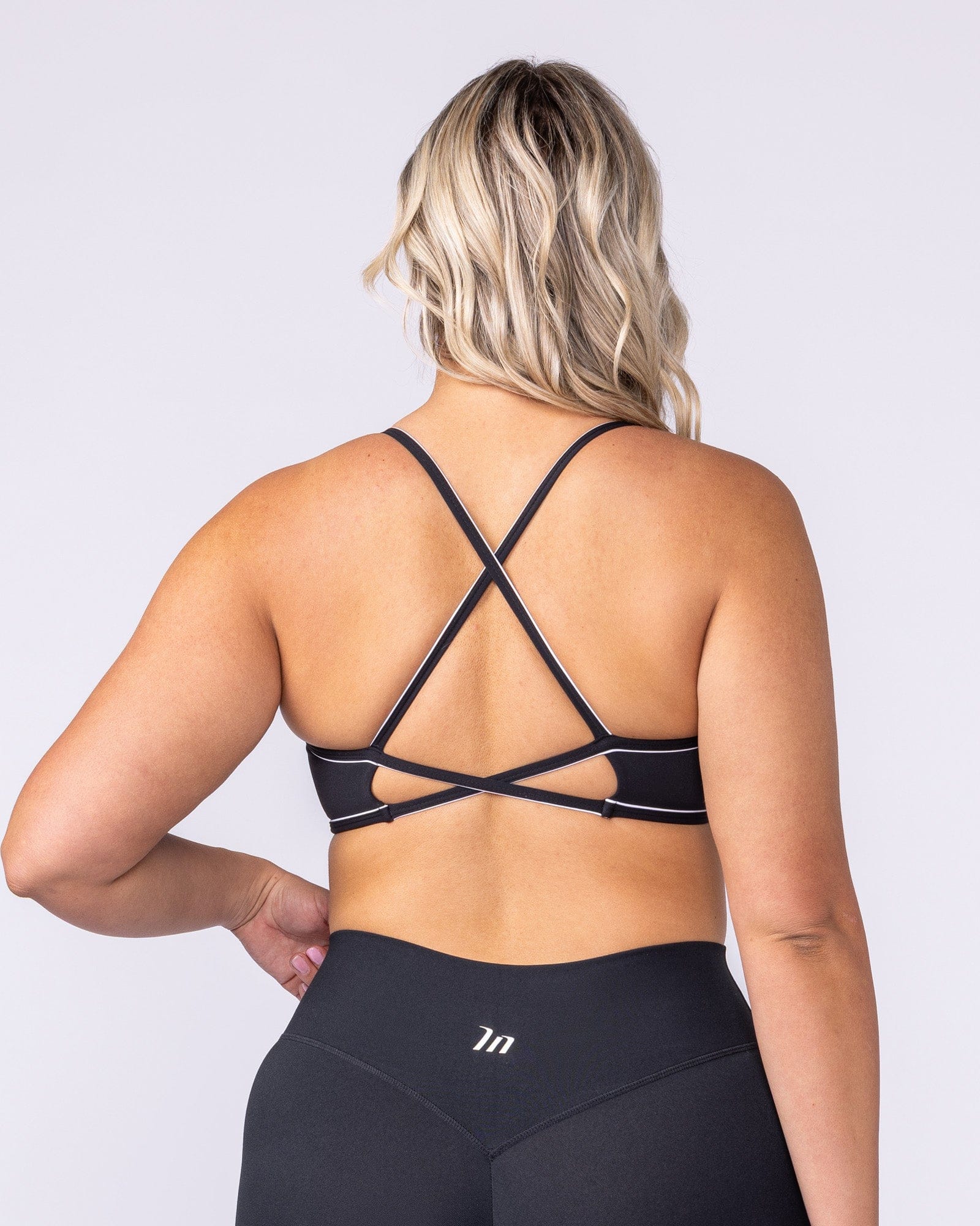 Haze Bralette Black - Muscle Nation women's bralette, view 4