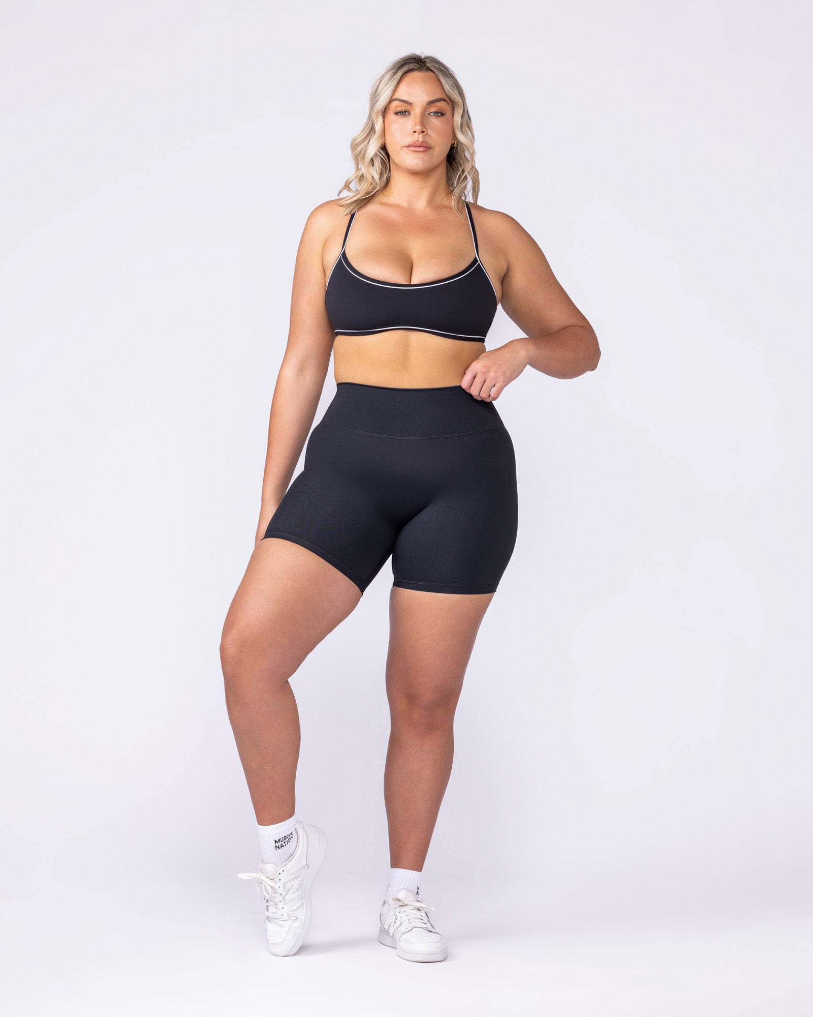 Haze Bralette Black - Muscle Nation women's bralette, view 5