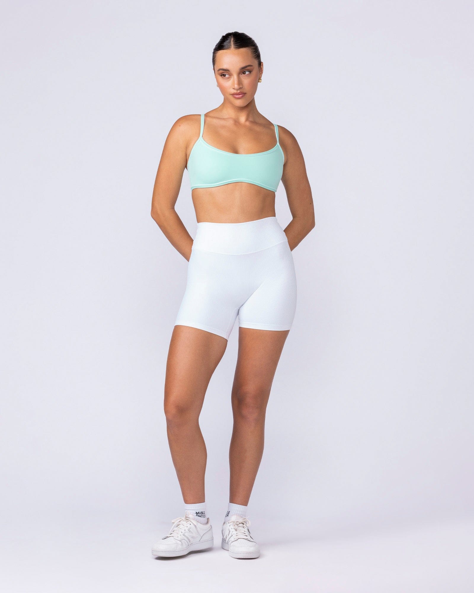 Haze Bralette Ocean Wave - Muscle Nation women's bralette, view 5