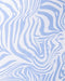 Fundamental Zebra Rib Bra Pacific Blue Zebra - Muscle Nation women's sports bra, view 2