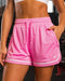 Womens 3" Basketball Shorts Hollywood Pink - Muscle Nation women's gym shorts