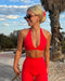 Halter Bralette Salsa - Muscle Nation women's bralette