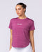 Ignite Training Tee Raspberry Quartz - Muscle Nation women's gym tee, view 3